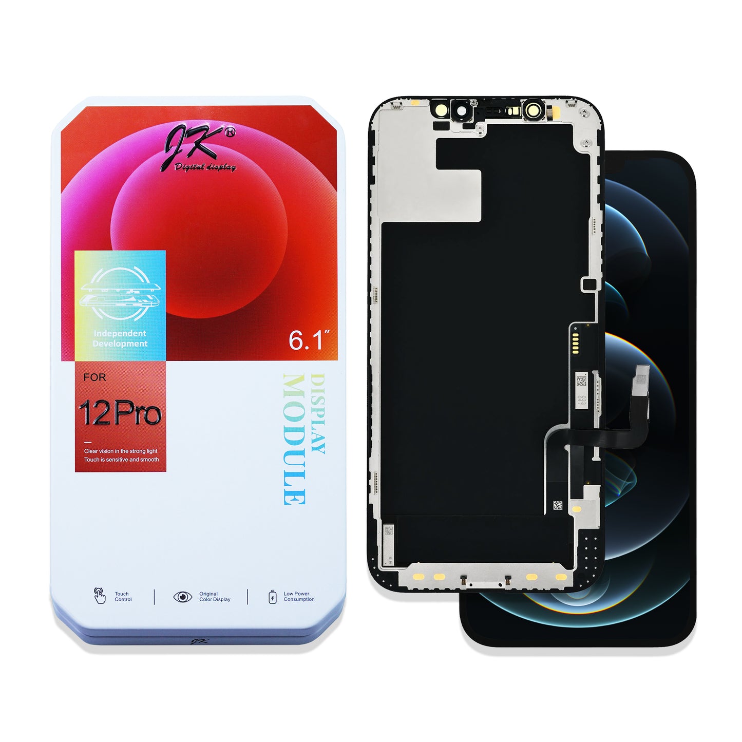 iPhone 12 & 12PRO Screen Replacement-JK-FHD